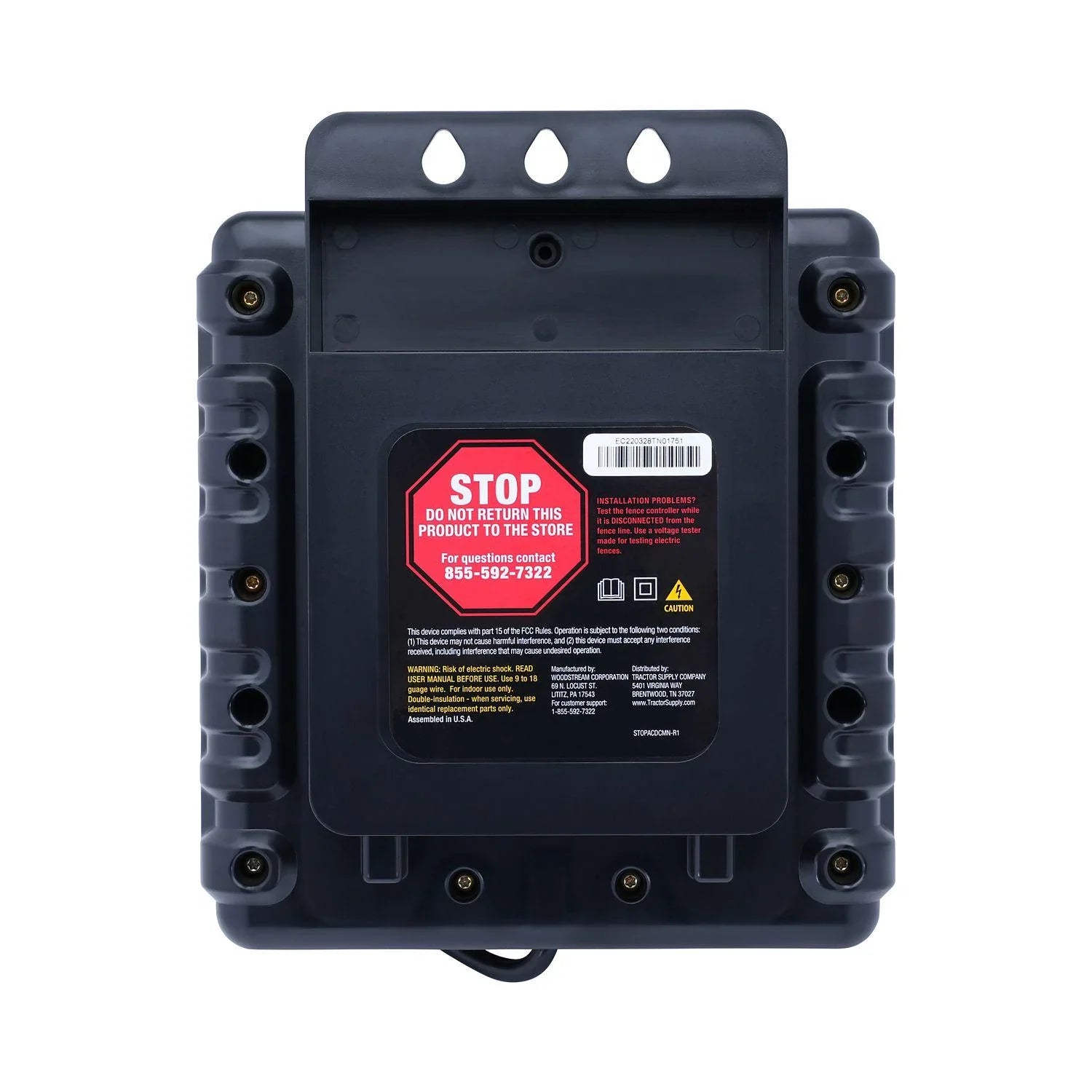 American FarmWorks 0.7 Joule 15-Mile AC-Powered Low Impedance Voltage-driven Fence Charger