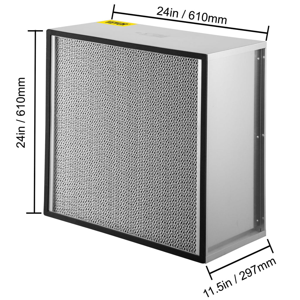 BENTISM 24''x24''x11.5'' HEPA Filter for Laminar Flow Hood 99.97% Efficient; 3 Microns