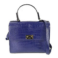 Kate Spade New York Knightsbridge Croco Leather Doris Satchel; Asilah Blue