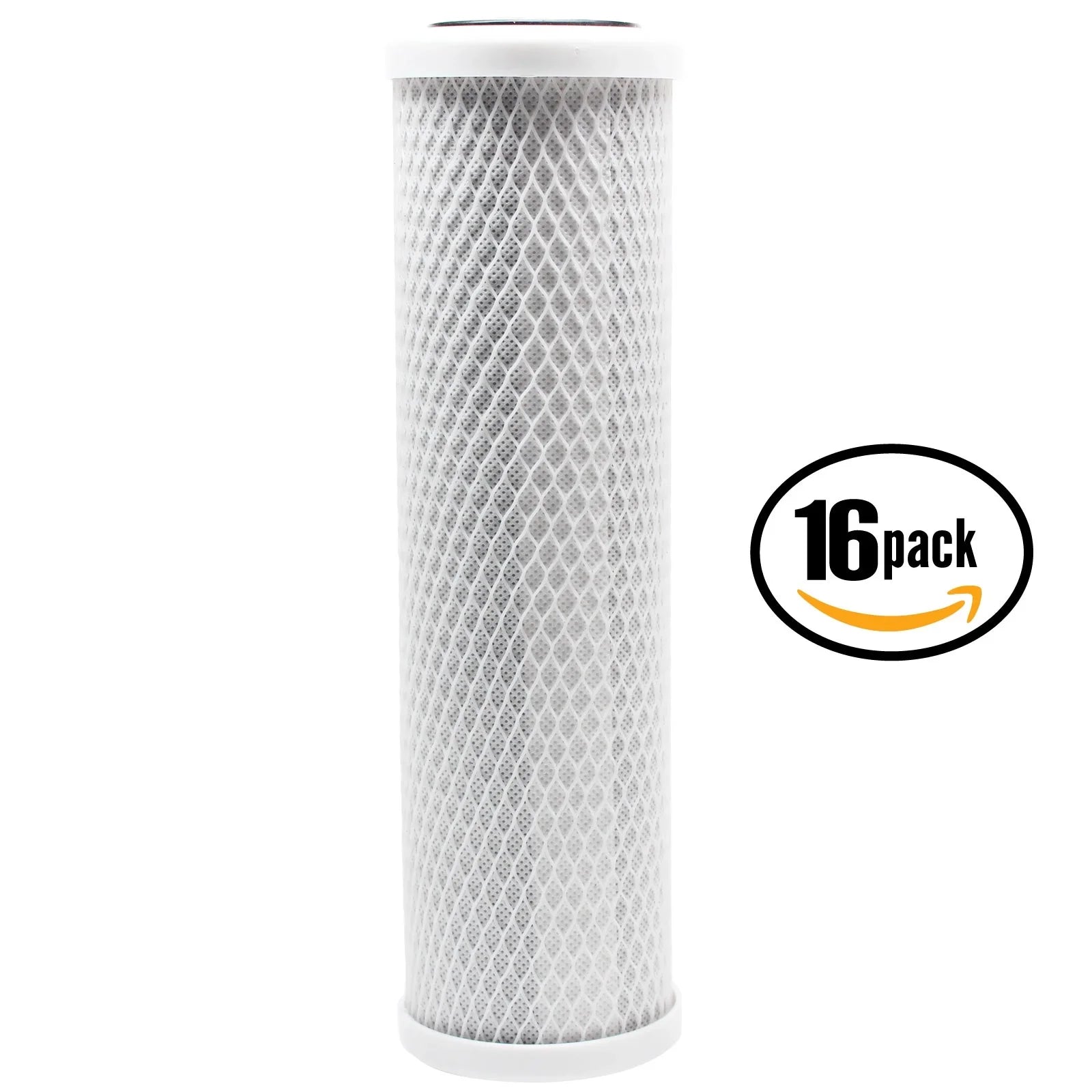 16-Pack Replacement DuPont DW120009W Activated Carbon Block Filter - Universal 10 inch Filter for DuPontTM Universal Drinking Filtration System DW120009W - Denali Pure Brand