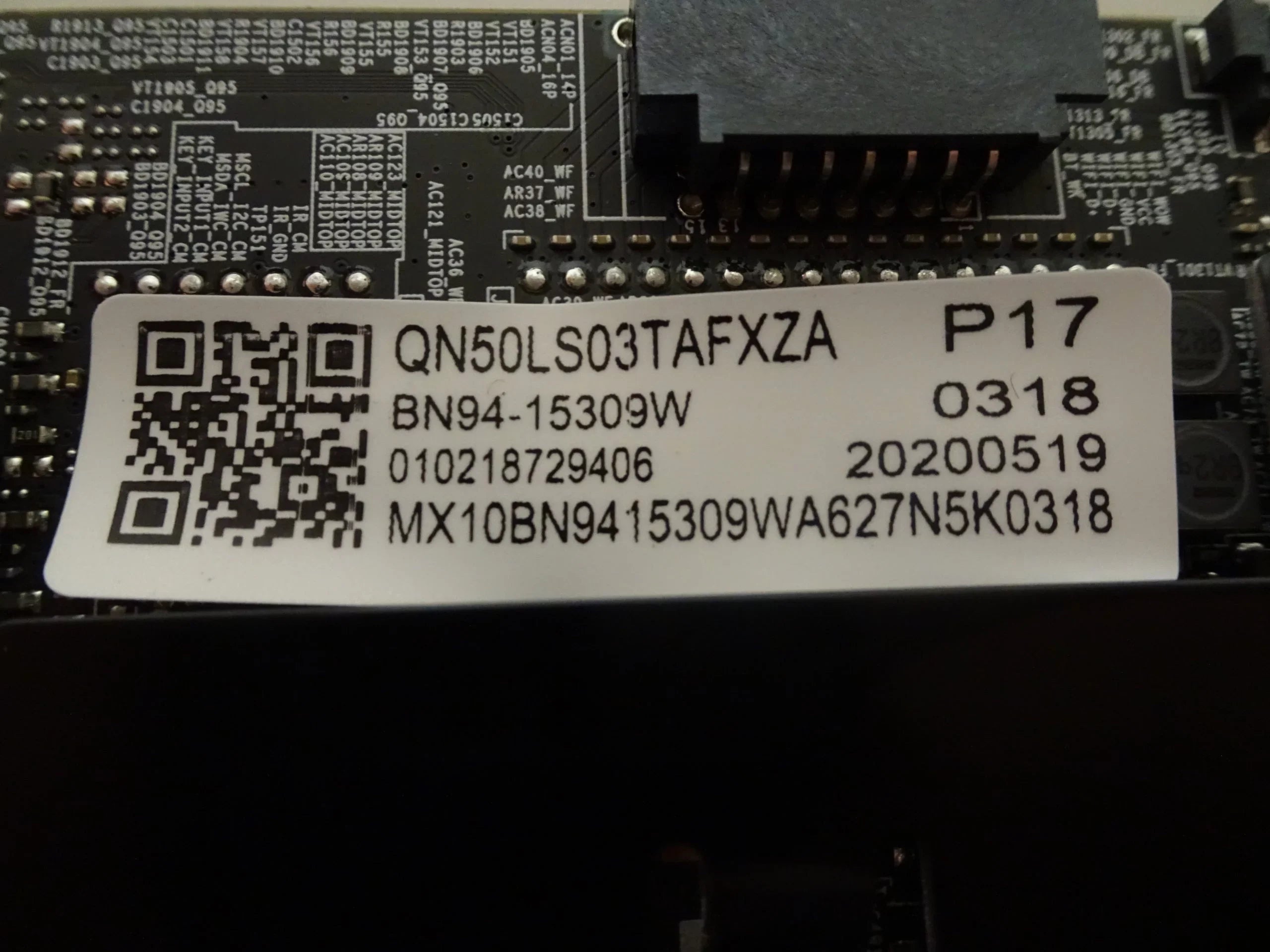QN50LS03TAFXZA Main Board BN94-15309W