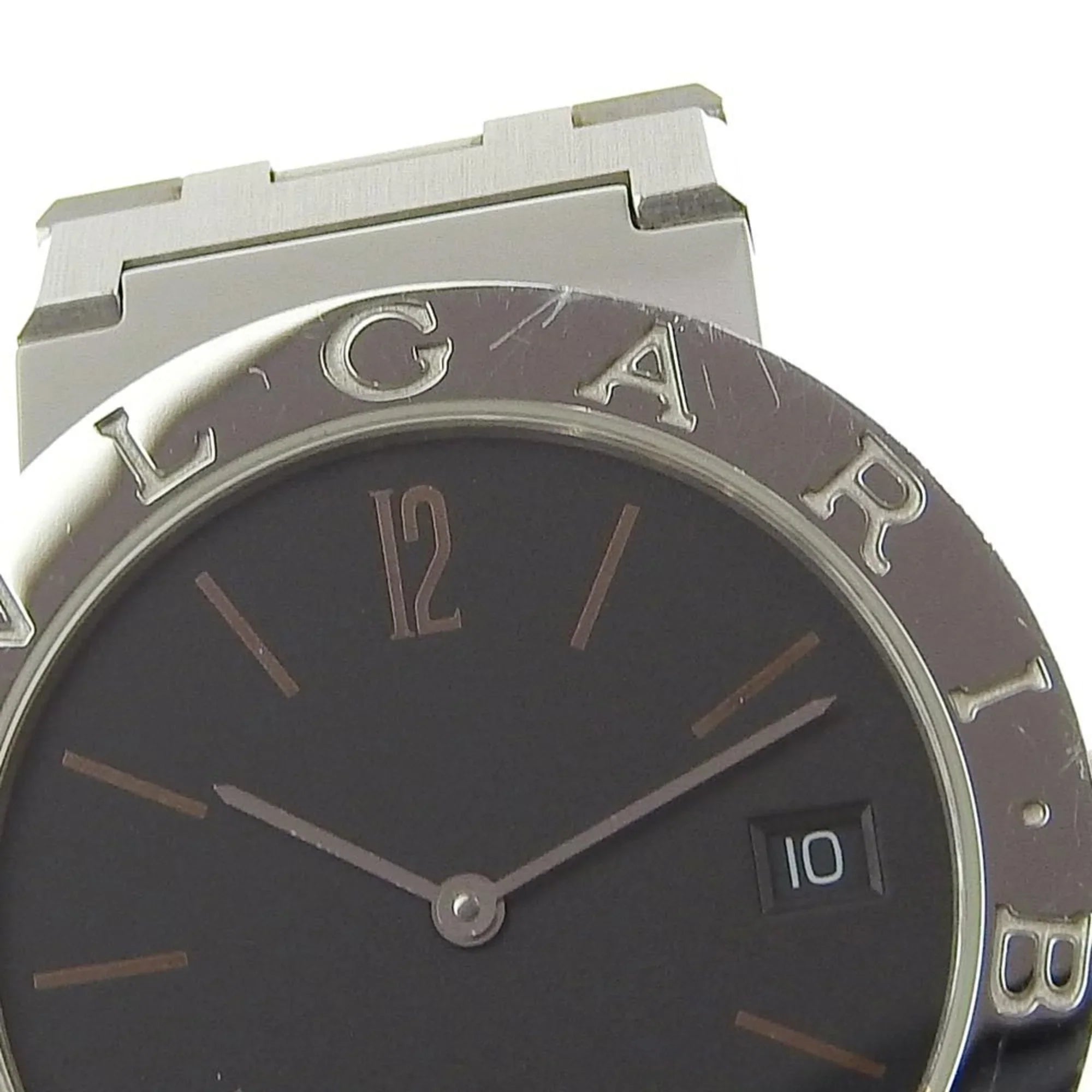 Pre-Owned Bvlgari BVLGARI Watch BB33SS Stainless Steel Quartz Analog Display Black Dial Bulgari Men's I220823033 (Fair)