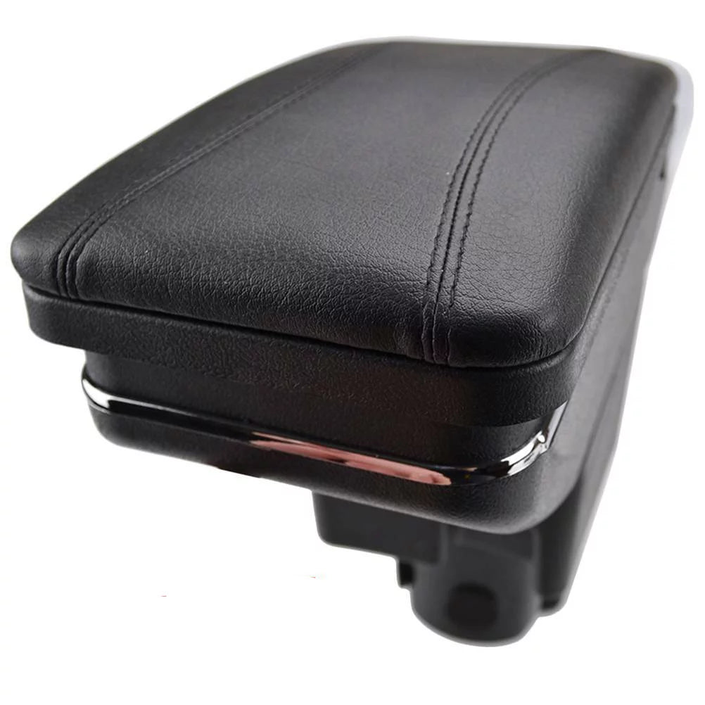 For Honda Jazz/ Fit 2002-2008 Armrest Central Console Storage Box Compartment Black