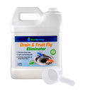 Fruit Fly Drain Treatment; Drain Fly Eliminator; Eliminates Gnats; Sewer Flies With EcoStrong - 2 Gallon