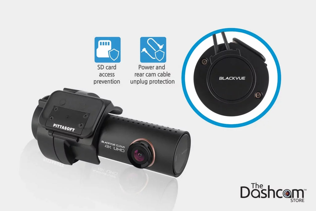 BlackVue DR900S-2CH Dual Lens 4K GPS WiFi Cloud-Capable Dashcam for Front and Rear w/ 128GB Memory Card
