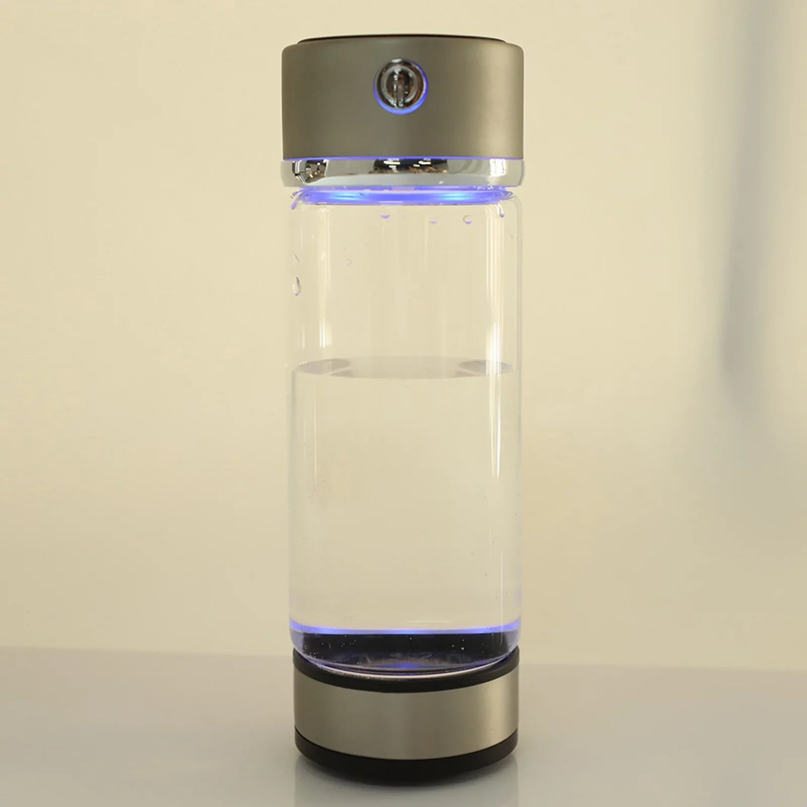 Nikou USB Charging Rich Hydrogen Purifier Filter Glass Bottle Anti-Skid Portable Lonizer Cup