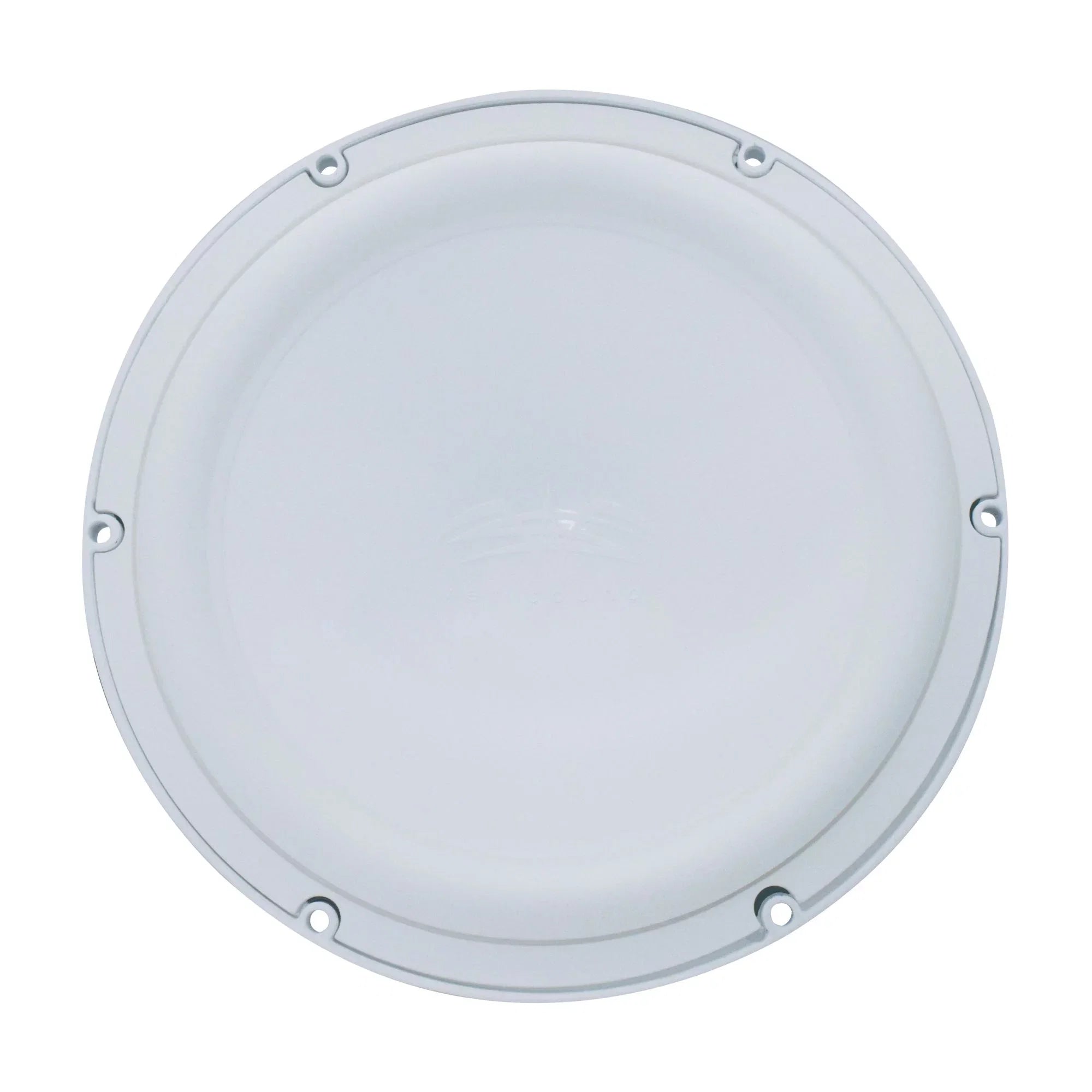 Wet Sounds Revo 12" Subwoofer; Grill; & RGB LED Ring - White Subwoofer & Silver XS Grill - 2 Ohm