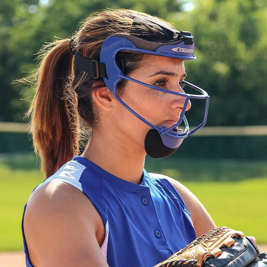 CHAMPRO Softball Defensive Fielder Mask - Wide Vision; YOUTH or ADULT