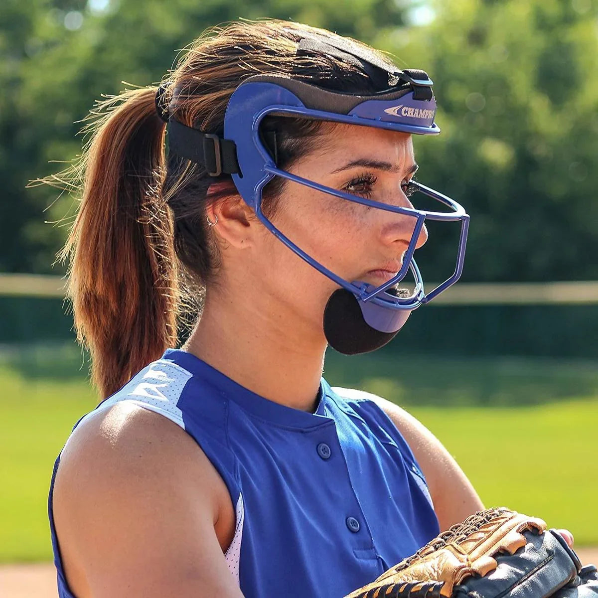 CHAMPRO Softball Defensive Fielder Mask - Wide Vision; YOUTH or ADULT