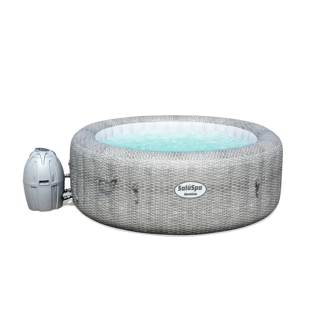 Bestway SaluSpa AirJet Inflatable Hot Tub and Intex PureSpa Removable Seat