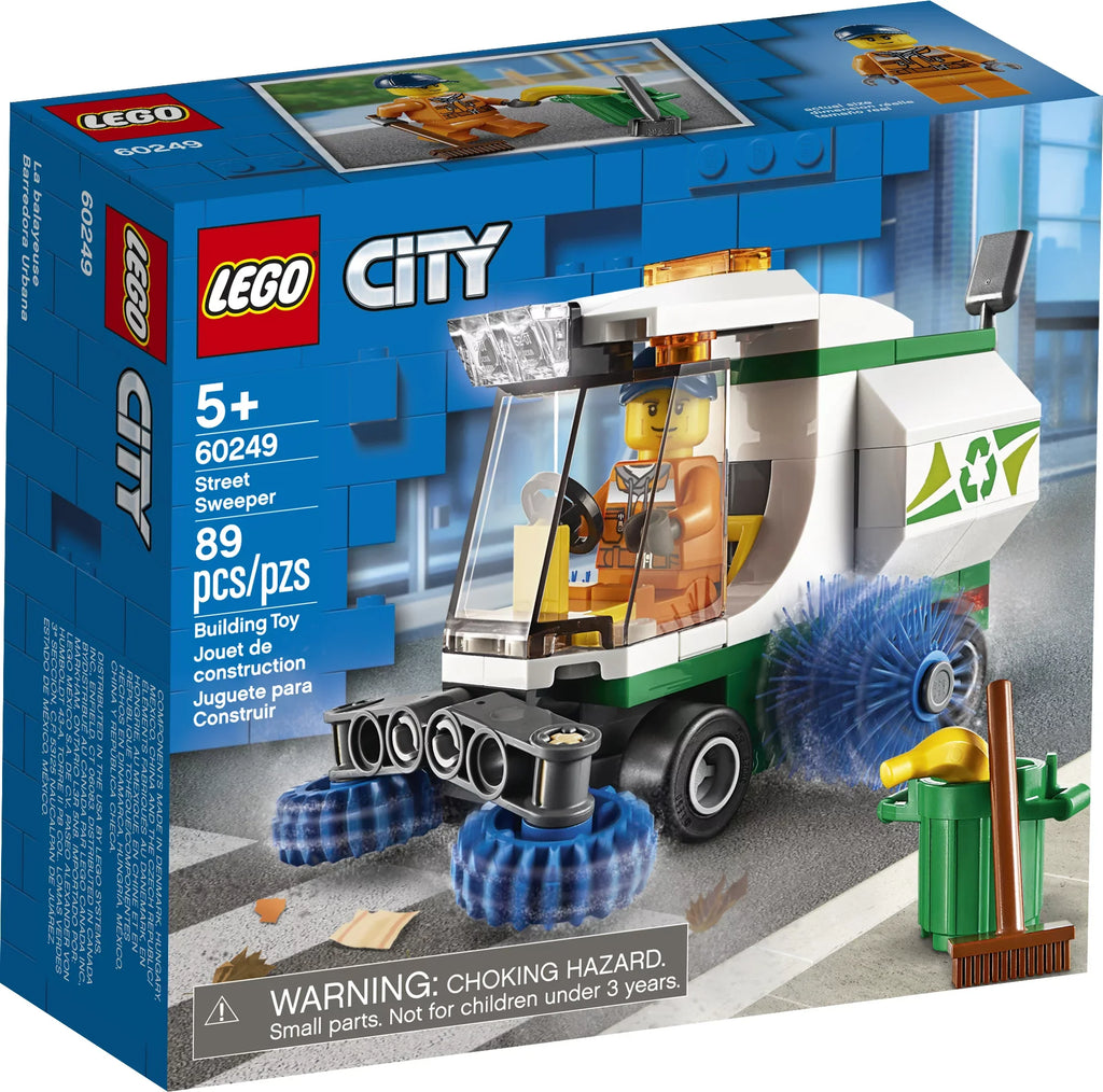 LEGO City Street Sweeper 60249 Construction Toy for Kids (89 Pieces)