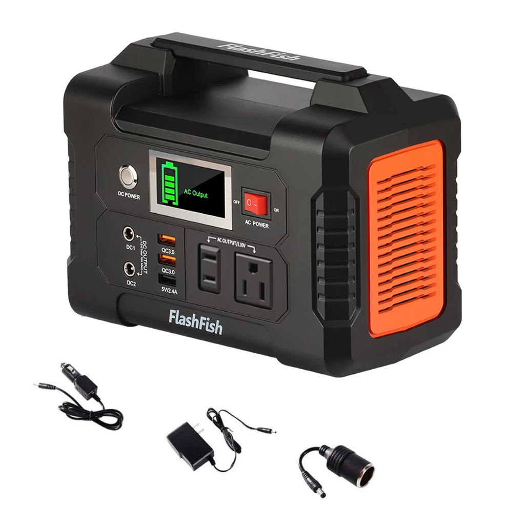 Flashfish PortableStation;200w Batterye200 200w E200 - 40800mah/151wh 200w Solar 200w Modes - Battery Station 40800mah/151wh E200 Portable Solar 3 Modes 40800mah/151wh Solar 200w Battery