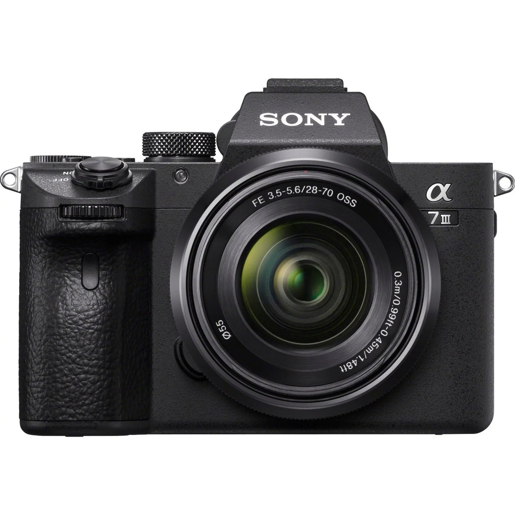Sony Pro Alpha a7 III 24.2 Megapixel Mirrorless Camera with Lens; 1.10"; 2.76"; Black