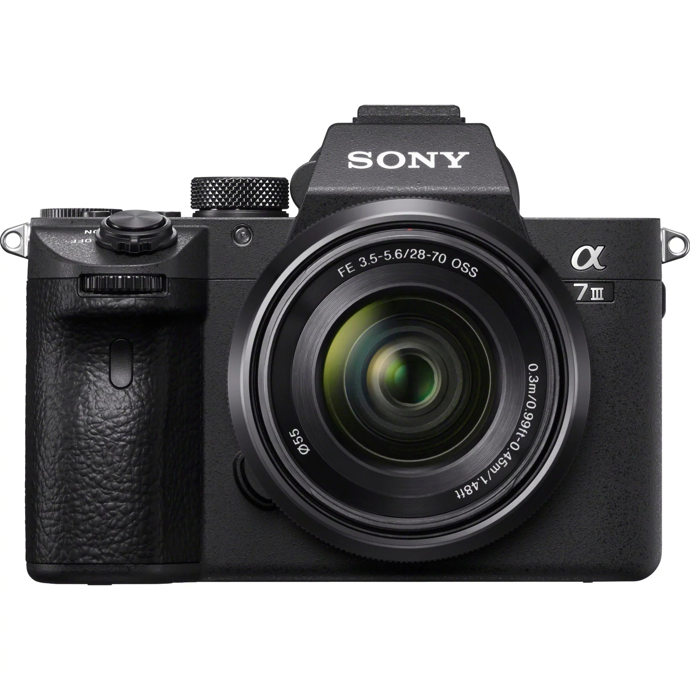 Sony Pro Alpha a7 III 24.2 Megapixel Mirrorless Camera with Lens; 1.10"; 2.76"; Black