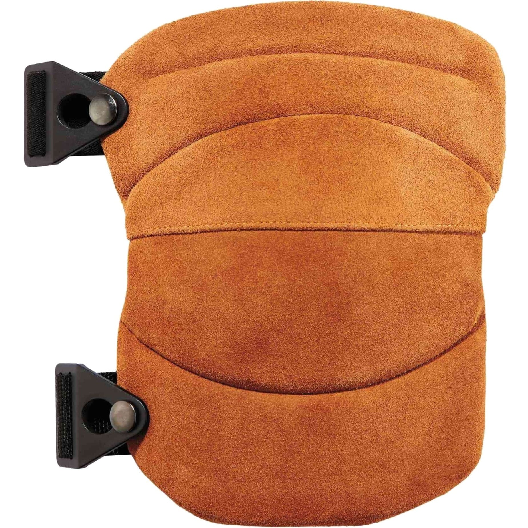 Ergodyne ProFlex® 230LTR Leather Knee Pads - Wide Soft Cap; Brown