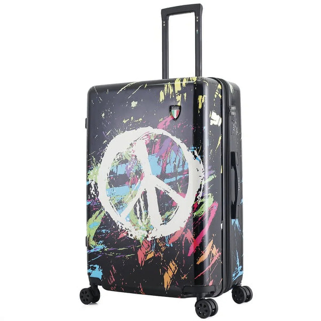 TUCCI Disegno - Coat Art Peace In The World 28-inch Large Hardside Luggage