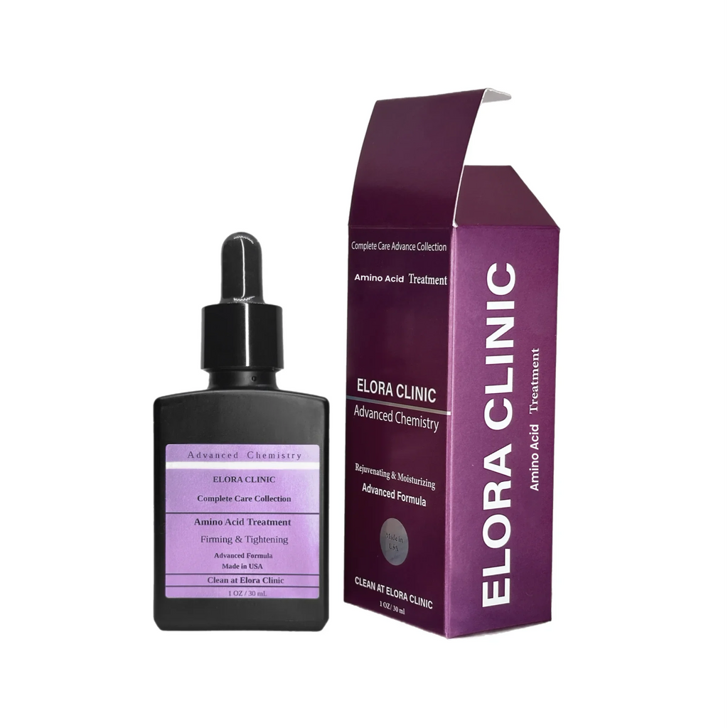 Elora Clinic Amino Acid Serum - Hyaluronic Acid + Essential Amino Acid Blend - Hydrating & Rejuvenating Hyaluronic Acid + Amino Acid Serum - Increase Retention - Rejuvenating