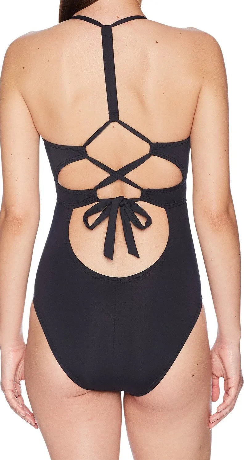 Carve Designs Women's Dahlia One Piece; Black; Small