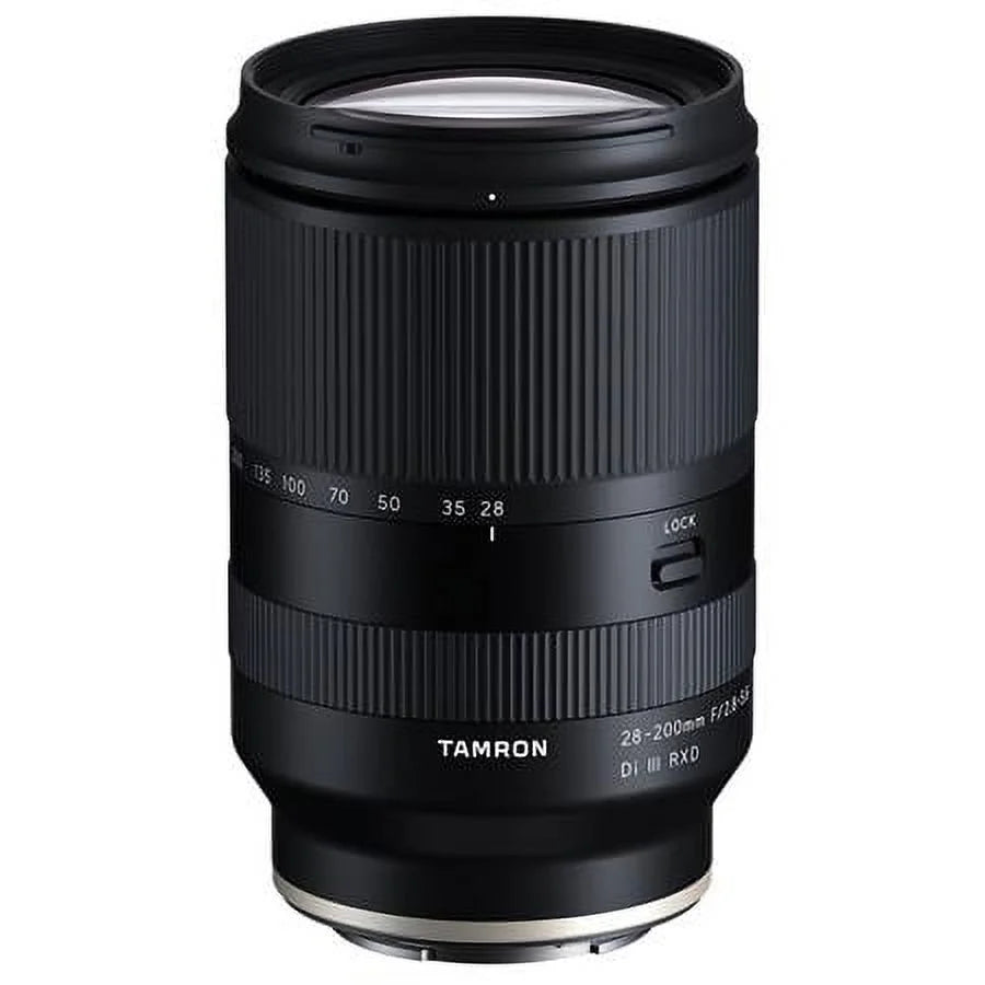 28-200mm f/2.8-5.6 Di III RXD Lens for Sony E; Bundle with ProOptic 67mm Filter Kit; Everyday Sling V2; SlideLITE Strap; Cleaning Kit; Cloth
