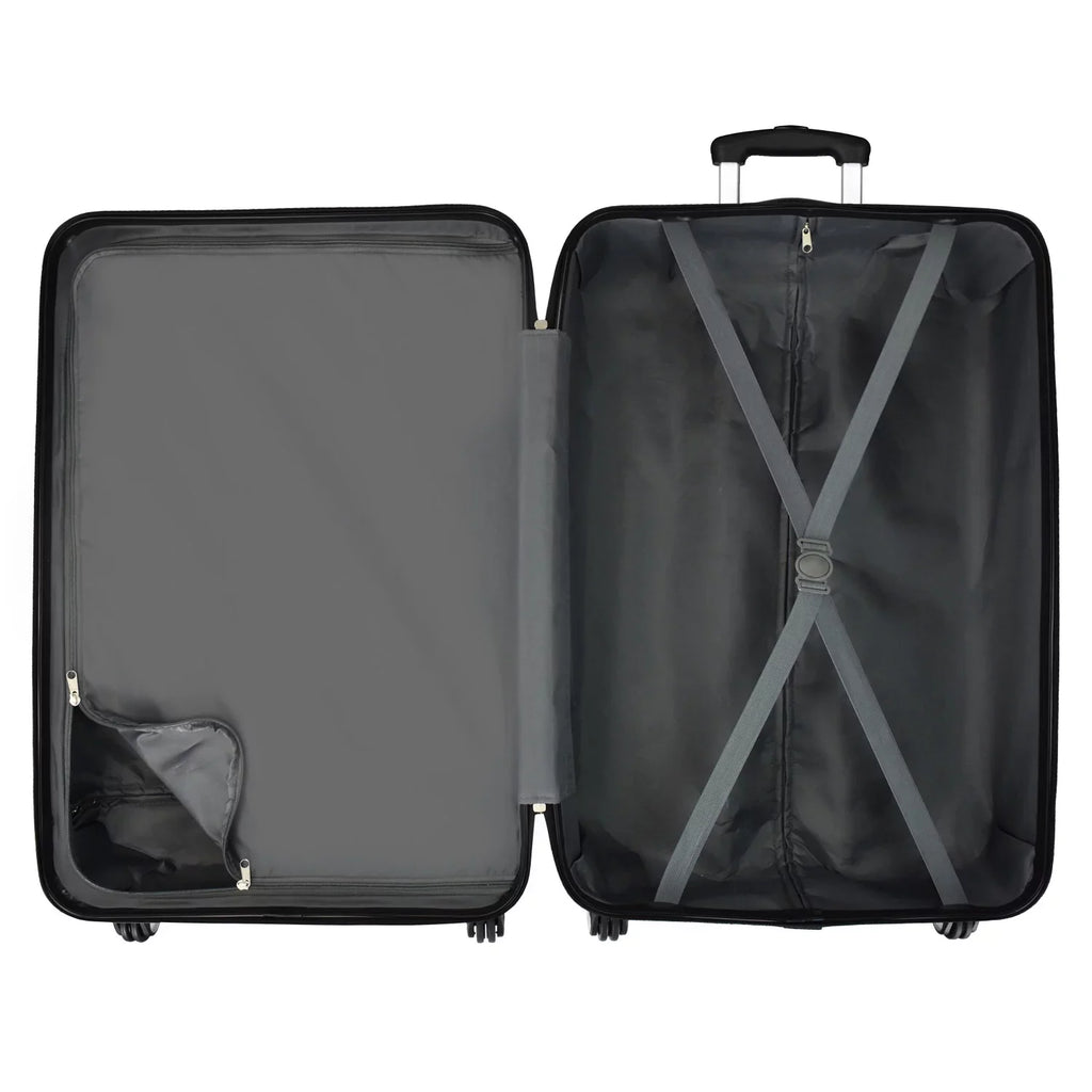 Elite Luggage Omni 3-Piece Hardside Spinner Luggage Set; Grey