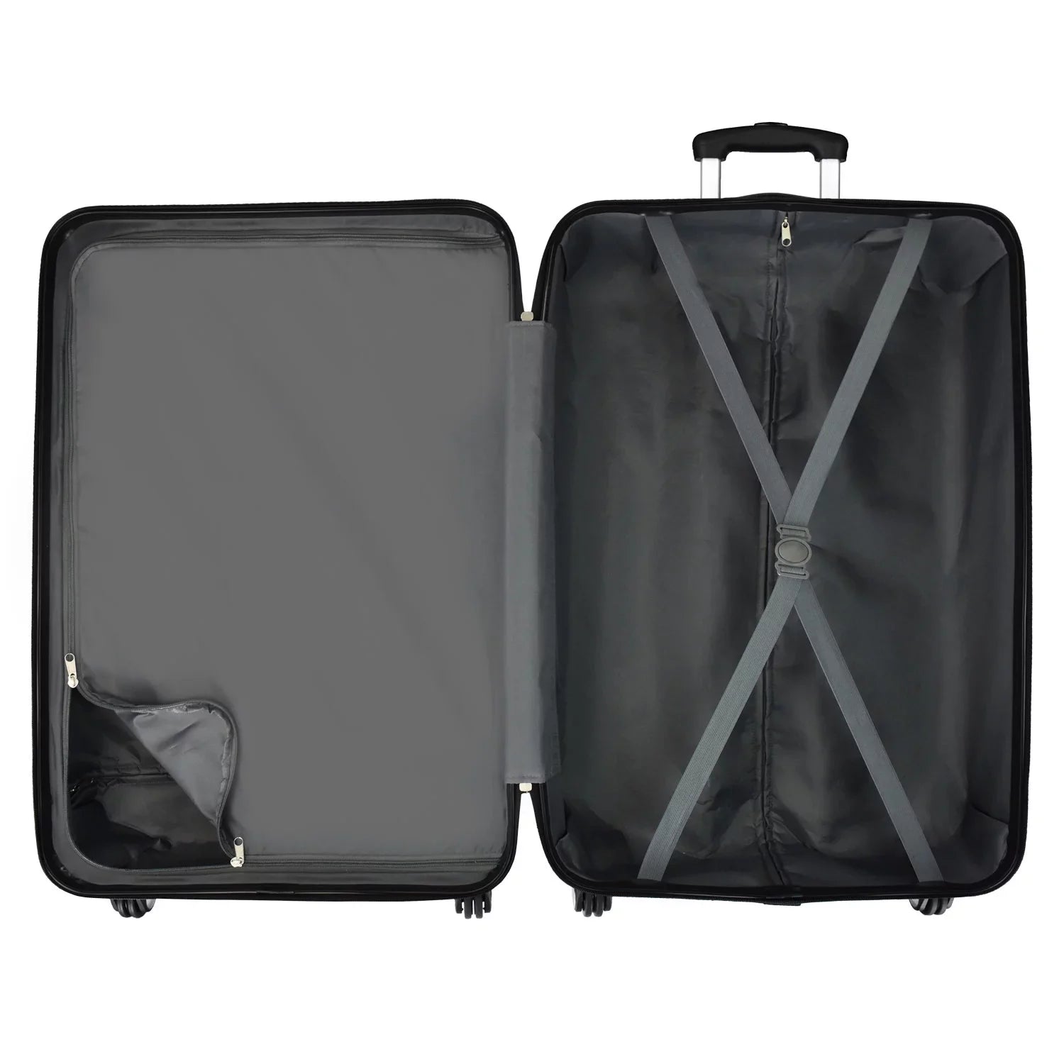 Elite Luggage Omni 3-Piece Hardside Spinner Luggage Set; Grey