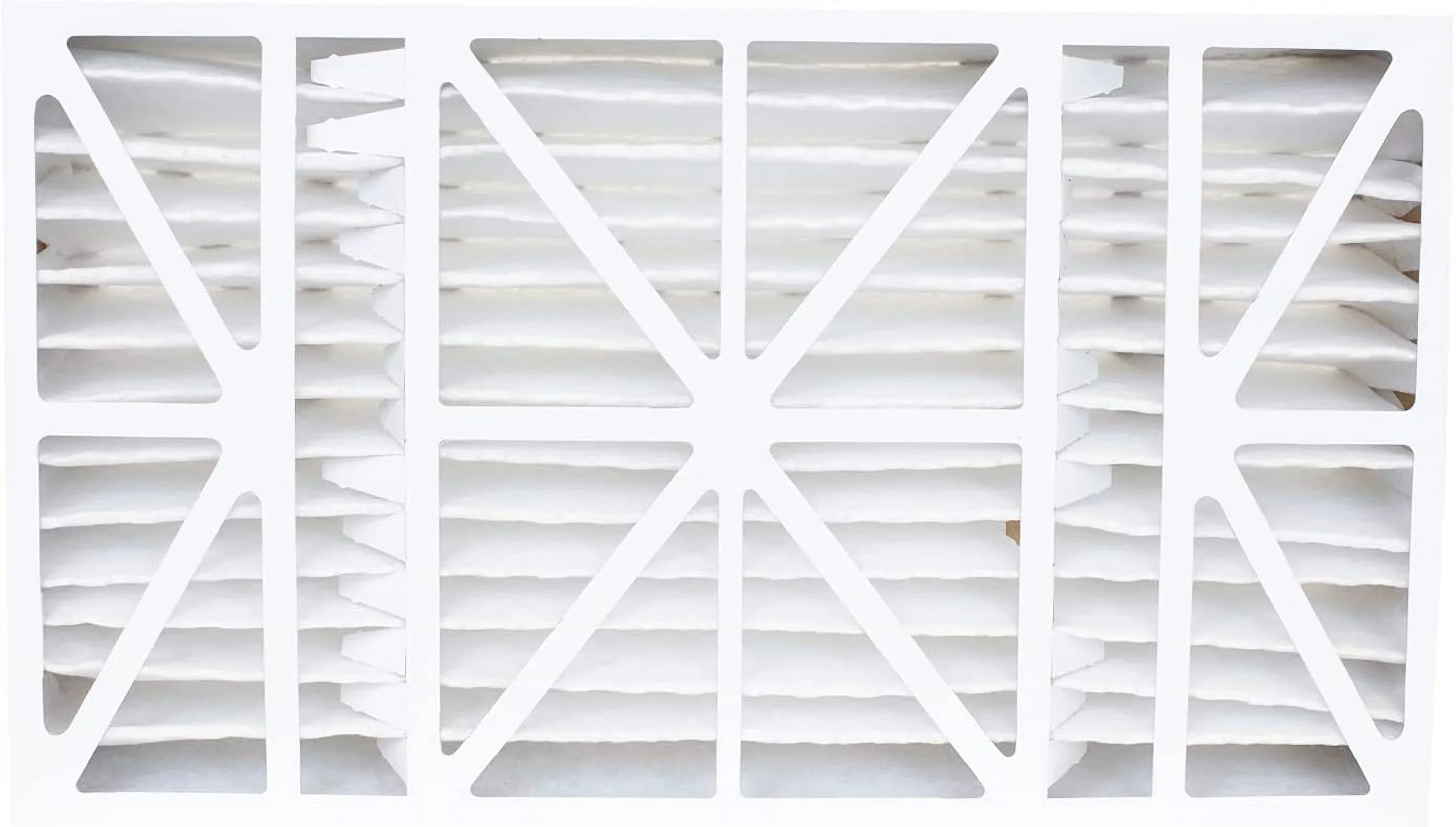 Filterbuy 15.75x27.63x3.50 MERV 8 Pleated HVAC AC Furnace Air Filters for Aprilaire Space-Gard 104/2140 (2-Pack)