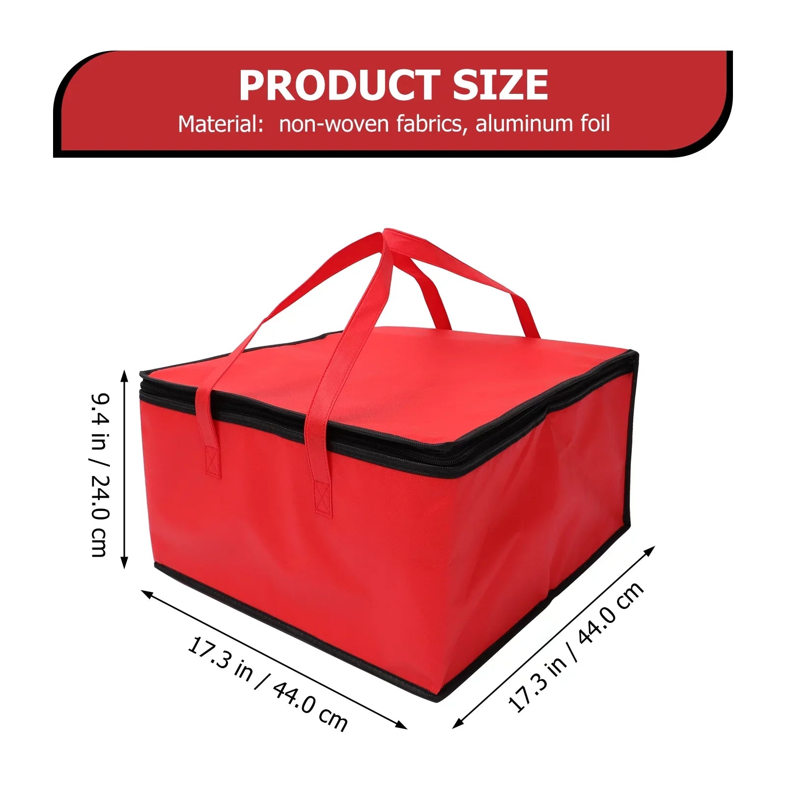 Homemaxs Baginsulated Lunch Delivery Thermal Grocery Tote Cooler Bags Warmer Portable Take Fluidproof Sea