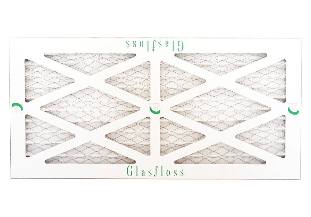 Glasfloss 10x30x1 - MERV 13 -Qty:4 - Furnace Air Filter - Made in USA (Actual Size: 9.5 x 29.5x7/8 inch)