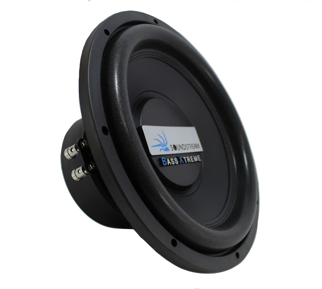 SoundStream BXW-124 2400 Watt 12” Dual 4 Car Subwoofer Speaker; Black