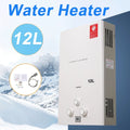 NICCOO 12L Portable LPG Propane Gas Heater Gas Tankless Boiler Camping Outdoor