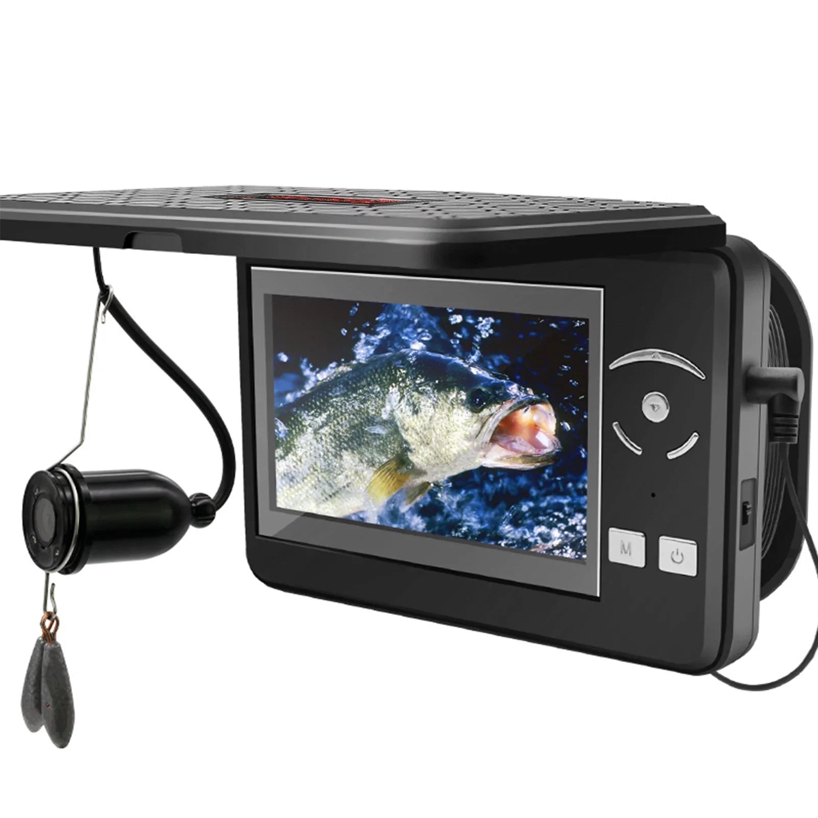 Portable Underwater Fishing Camera Liquidproof 720P Fish Finder with LCD Display Ideal for Sea Boat Fishing