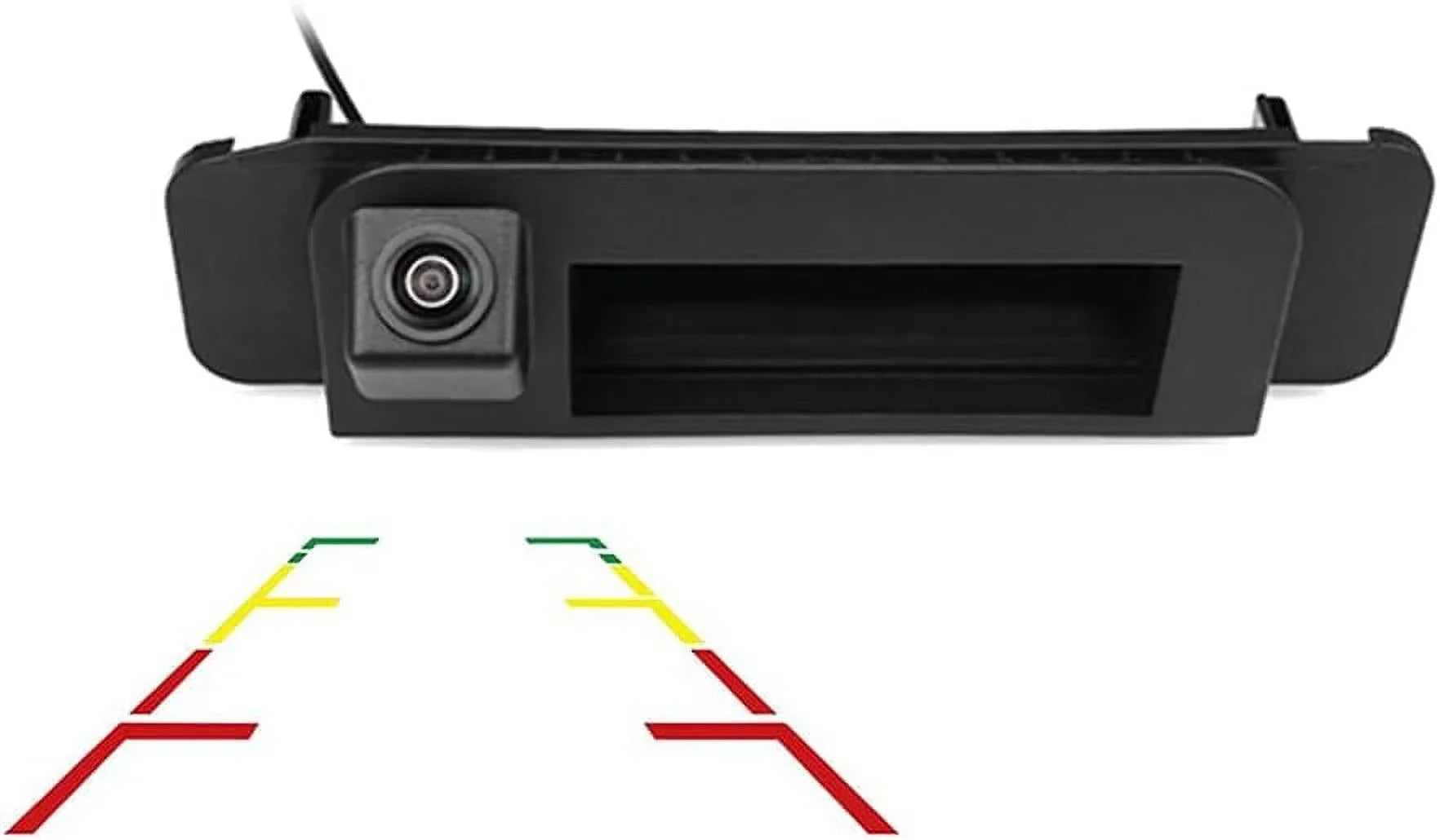 Vlicevrn HD Car Rear View Camera Trunk Handle with Fish Eye Lens Night Vision Backup Parking Camera Liquidproof IP68