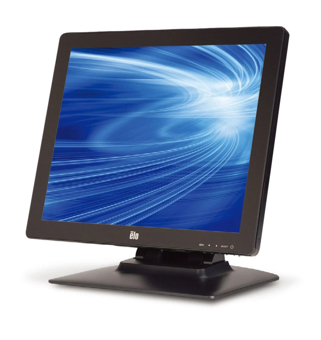 Elo E785229 1723L 17" Touchscreen Monitor with Base; OSD; Built-in Speakers; IntelliTouch Zero Bezel Dual Touch - Black (Worldwide)