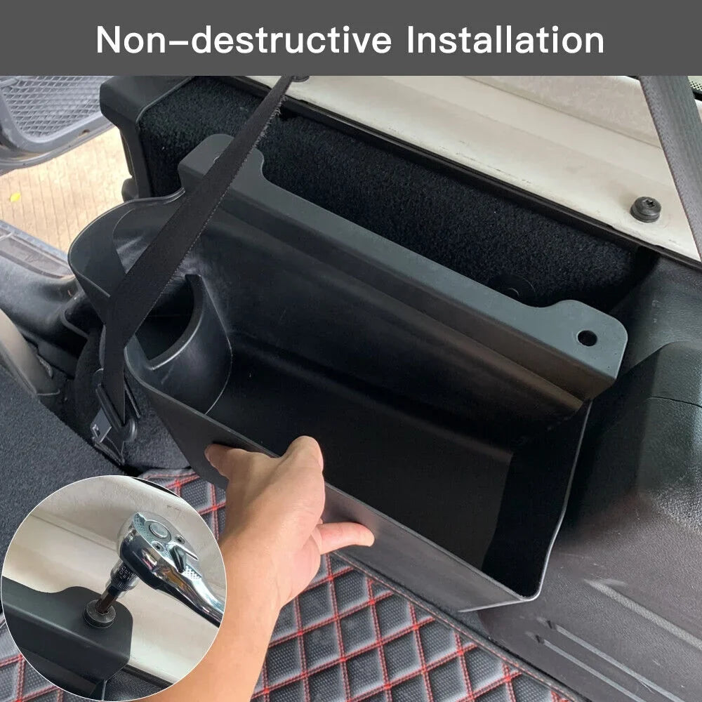 Teledu 2X Rear Trunk Cargo Side Storage Box Tray + Accessories