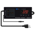 Anself Thermostat Outlet; Digital Temperature Controller with Heating & Cooling Mode for Chest Freezer; Home Brewing; Green House Incubation; Reptiles 40℃~110℃