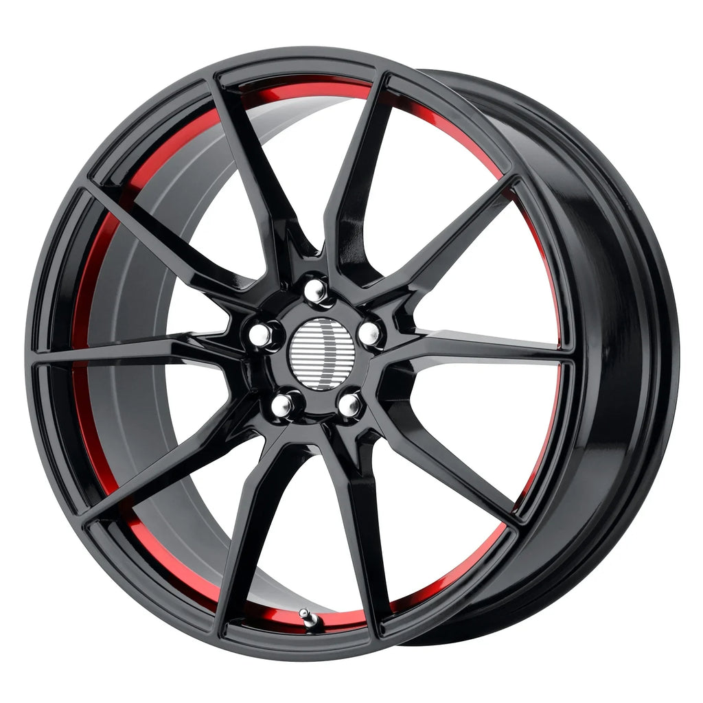 OE Creations 20X10 5X114.30 Pr193 Gloss Black Red Apparatusd (40 mm) Wheel Rim