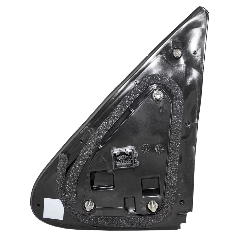 Brock Replacement Passengers Power Side View Mirror Textured Compatible with 2007-2012 Santa Fe 87620-0W110