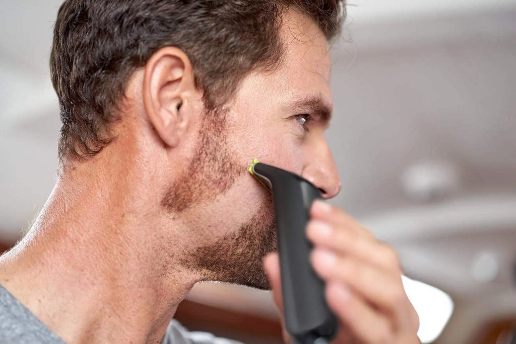 PHILIPS Norelco OneBlade Hybrid Styler Powered Trimmer & Shaver; QP6510 + OneBlade Body Kit; 3 Pieces; Black