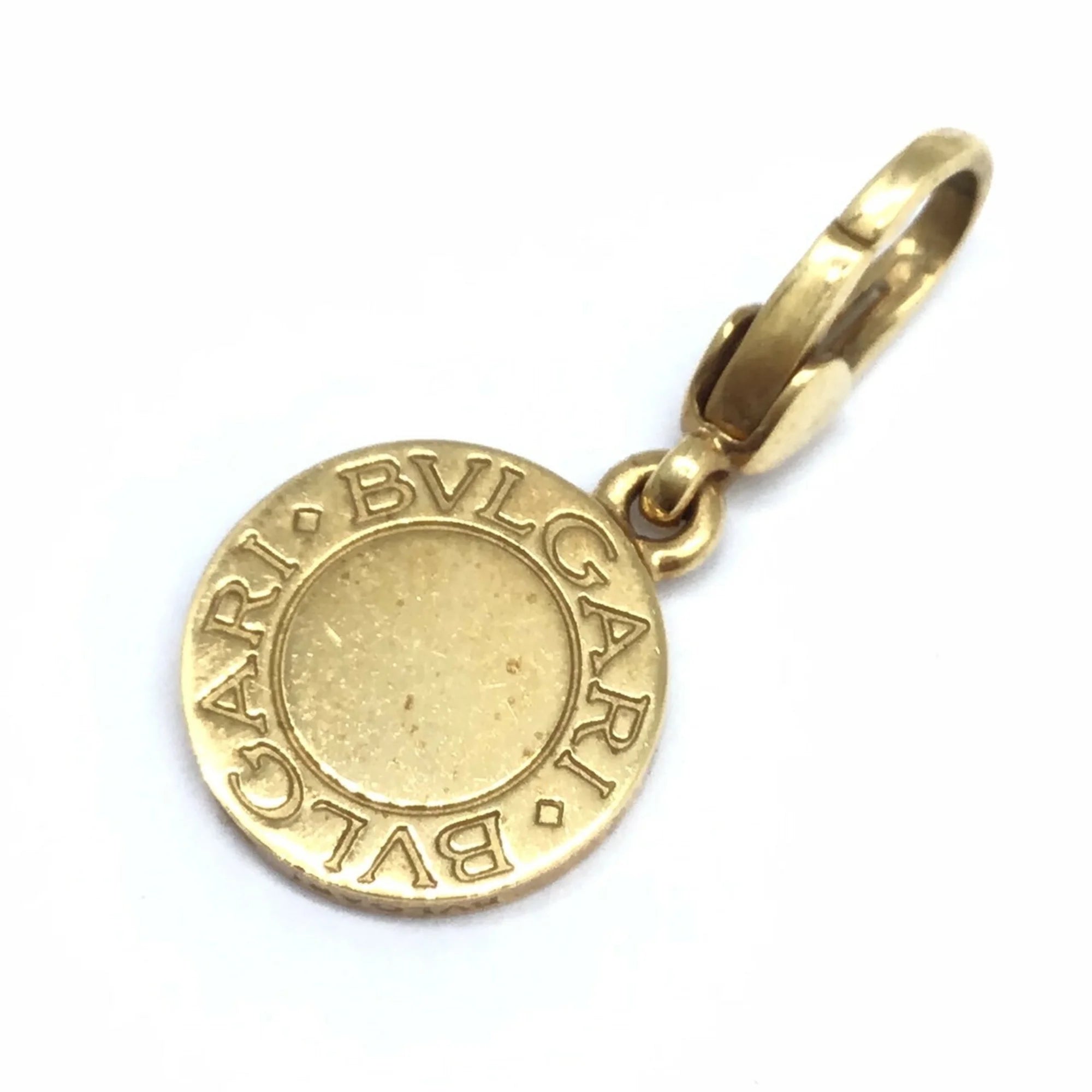 Pre-Owned BVLGARI Bvlgari Bulgari Pendant Top Lapis K18YG 750 4.2g Accessories Women Men Unisex (Good)