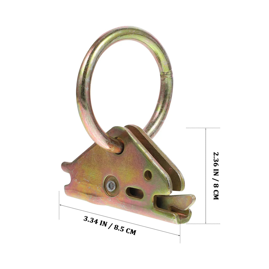 Frcolor Tie Down Track E Trailer Rings Ring D Downs Anchors Accessories Cargo Anchor System Heavy Enclosed Flush Mount Load