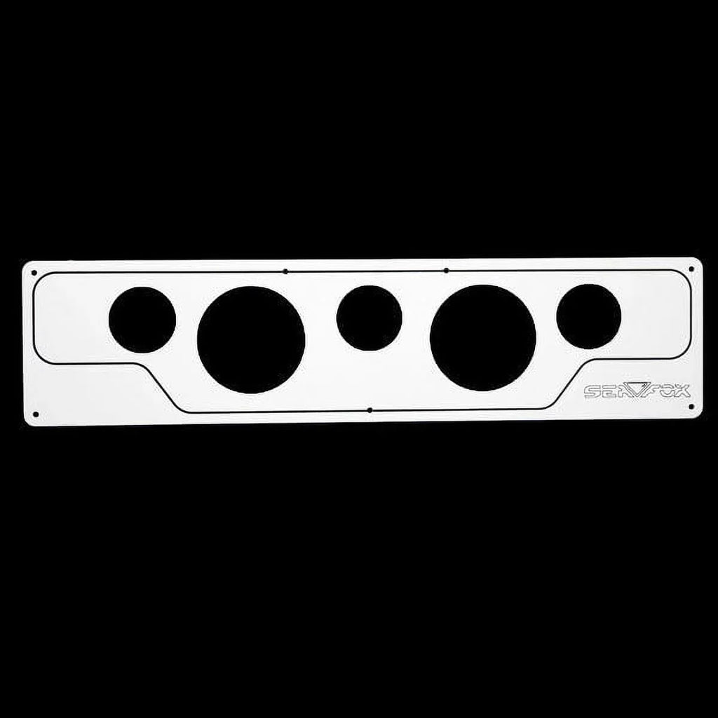 Sea Fox Boat Blank Panel | 21 1/2 x 5 1/8 foot White Aluminum