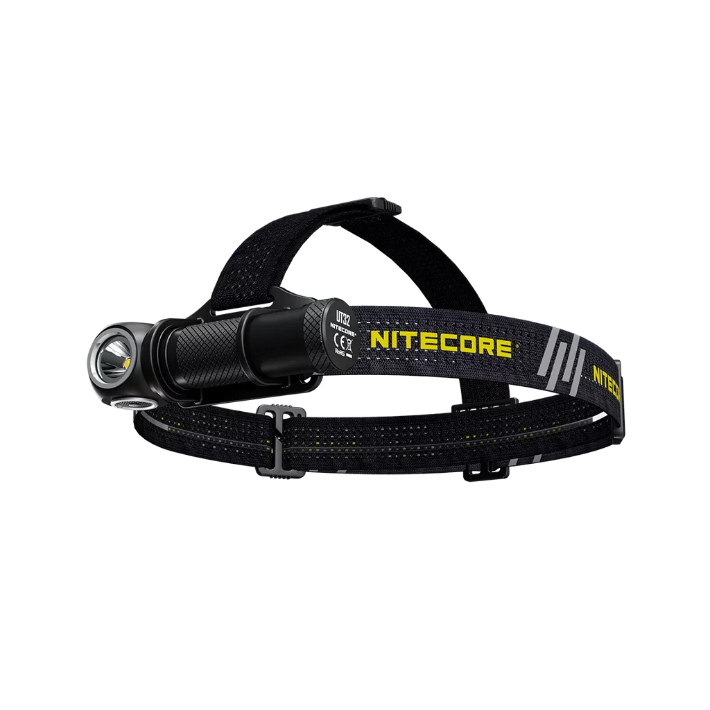 Value Bundle: Nitecore UT32 Dual Emitter Headlamp - (5700K;Cool White) - (3000K;Warm White) with 1x NL1834R USB Rechargeable Battery and TUP Rechargeable Intelligent Pocket Light (Black or Gray)
