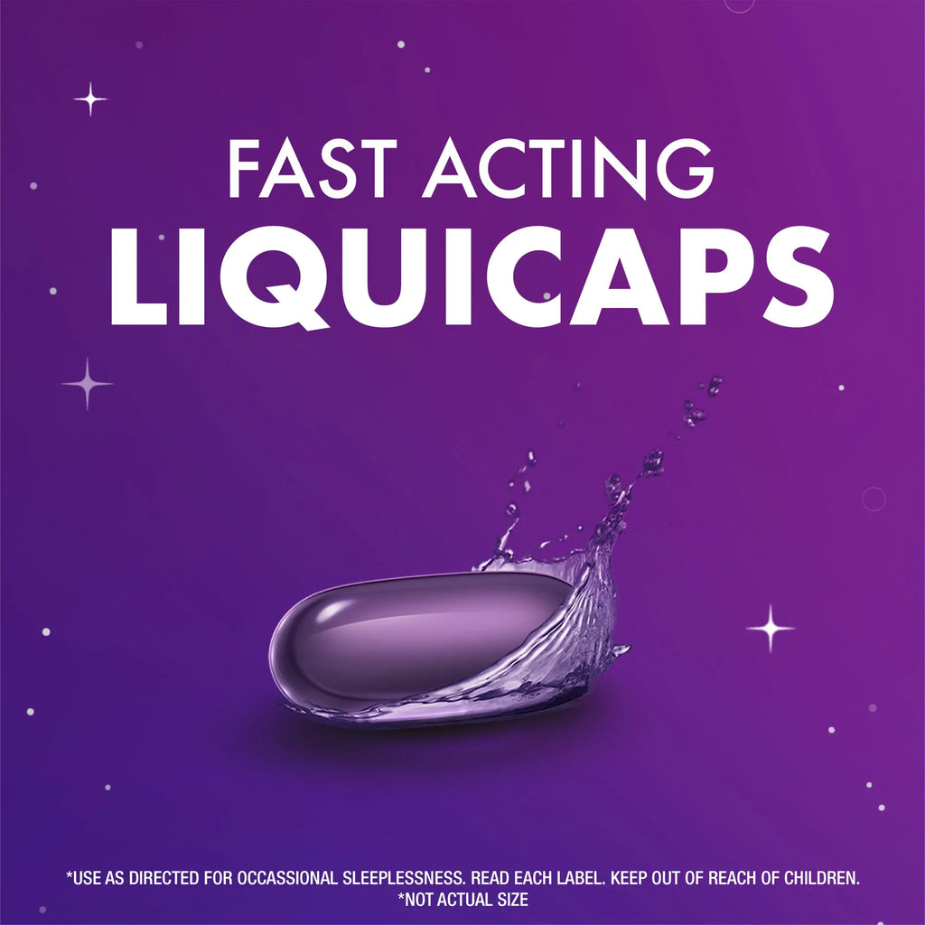 ZzzQuil Nighttime Sleep-Aid; LiquiCaps 24 ea (Pack of 4)