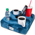Cup Cozy Deluxe Pillow (Teal) As Seen on TV -The world's BEST cup holder! Keep your drinks close and prevent spills. Use it anywhere-Couch; floor; bed; man cave; car; RV; park; beach and more!
