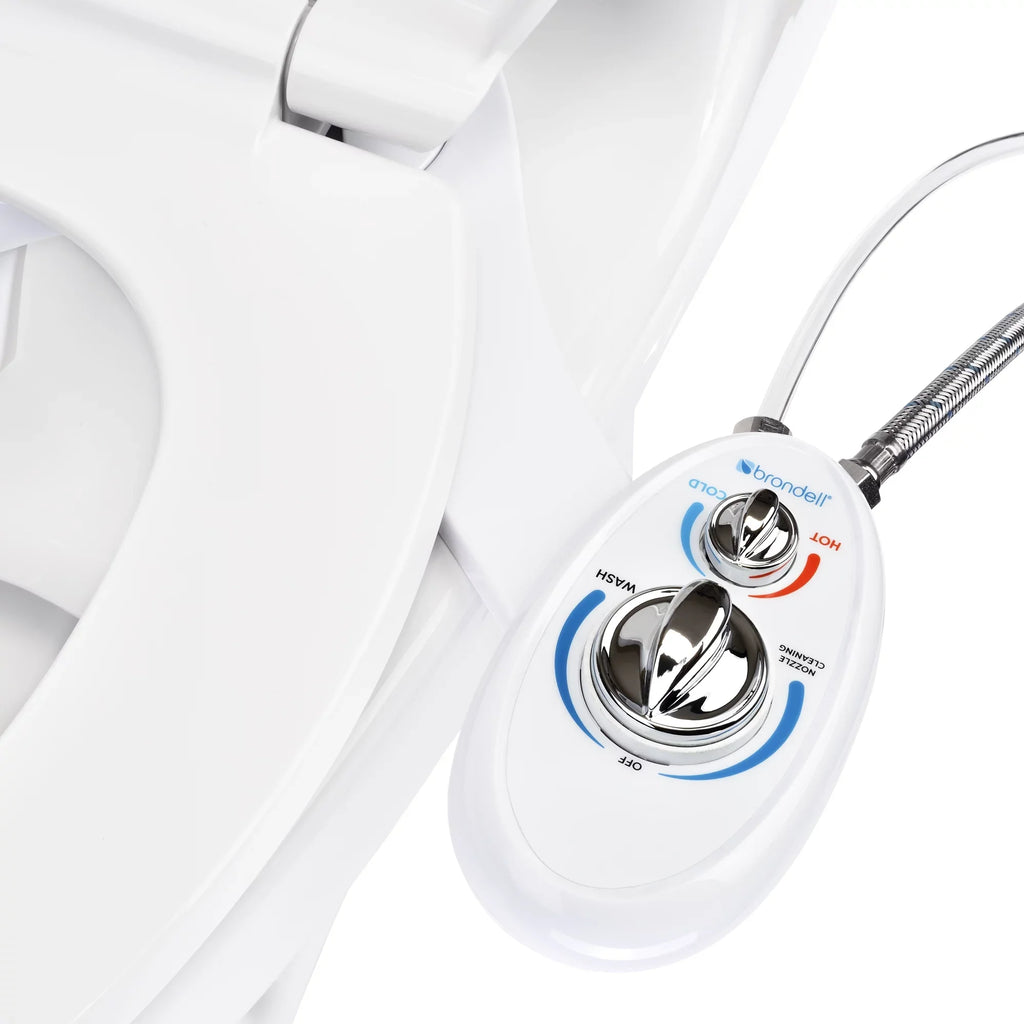 Brondell SouthSpa Left Handed Dual Temperature Bidet Attachment; All Accessories Included