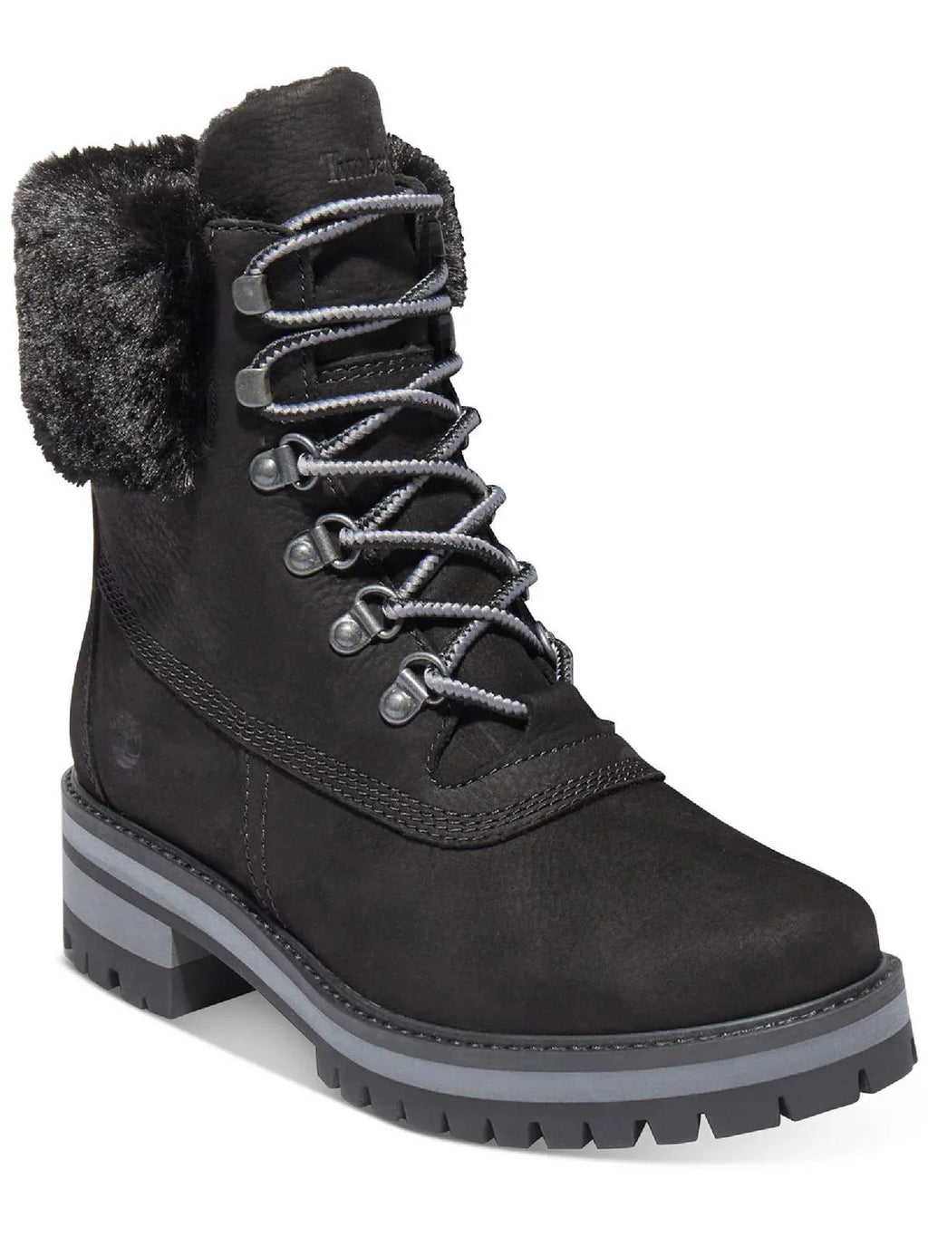 Timberland Womens Courmayeur Valley Leather Lugged Sole Winter & Snow Boots