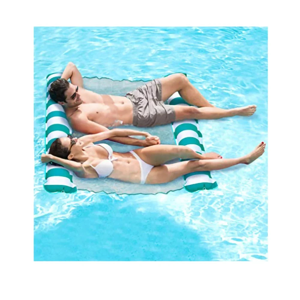 Aqua Deluxe Monterey XL Hammock 4 in 1 Multi Purpose Float; Teal (2 Pack)