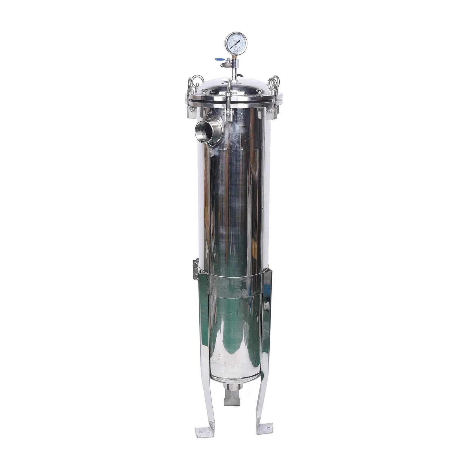 High Pressure Bag Filter Housing 2in NPT In/Out Stainless Steel 150PSI