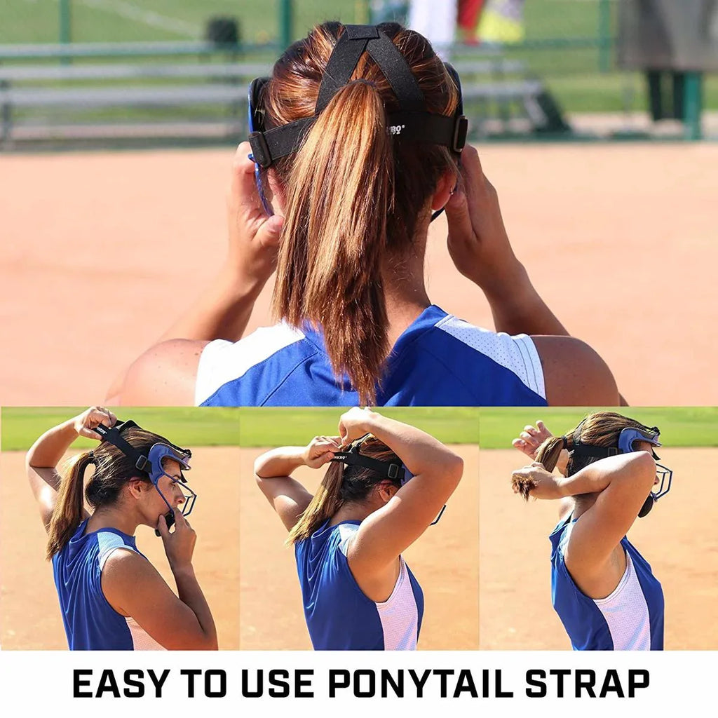 CHAMPRO Softball Defensive Fielder Mask - Wide Vision; YOUTH or ADULT