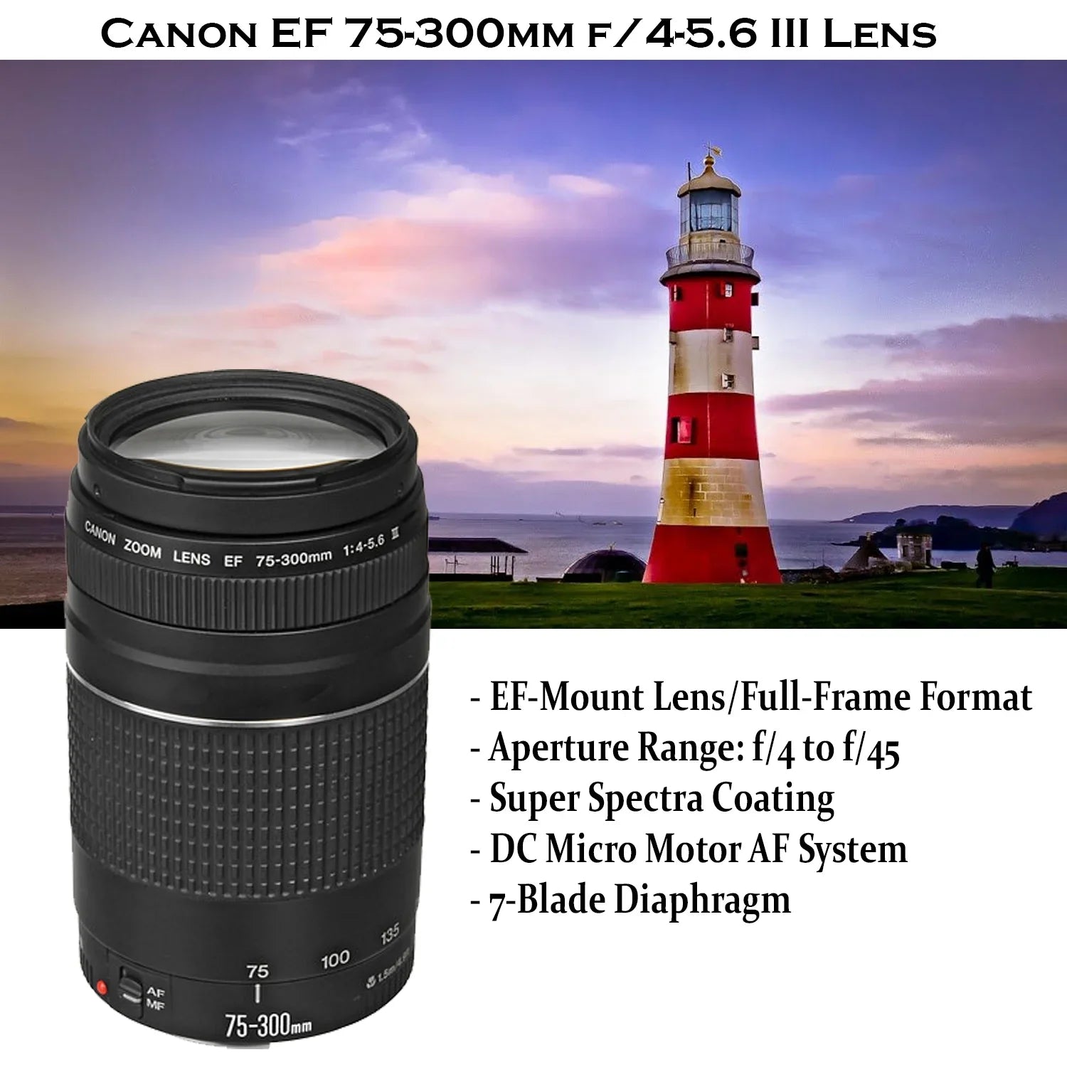Canon EOS R5 Full Frame Mirrorless Camera with RF 24-105mm STM & 75-300mm III + 420-800mm HD Lenses; Accessories: 2X 64GB Memory Cards; LED Video Light; Microphone; Extra Battery; Case & More